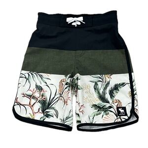 Abercrombie Kids Swim Trunks Board Shorts Swimwear Size 9/10 Seahorse Coral Vaca